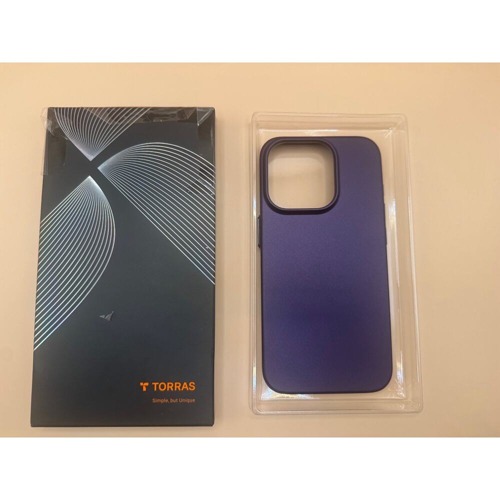 TORRAS Magnetic Slim Fit Case for iPhone 15 Pro – Purple